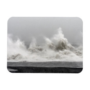 Rough Winter Storm Ocean Magnet