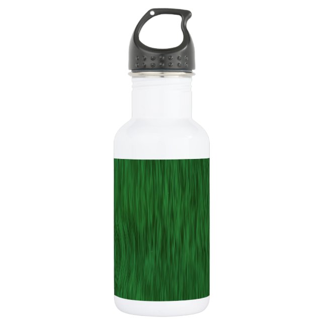 Rough Wood Grain Background - Green 532 Ml Water Bottle (Front)