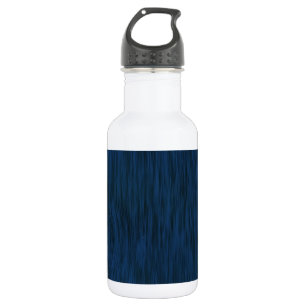 Rough Wood Grain Background in Deep Blue 532 Ml Water Bottle