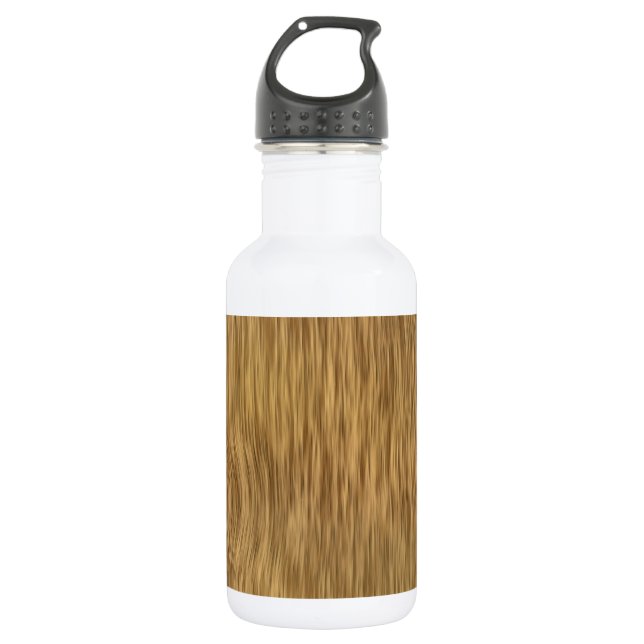 Rough Wood Grain Background in Natural Colour 532 Ml Water Bottle (Front)