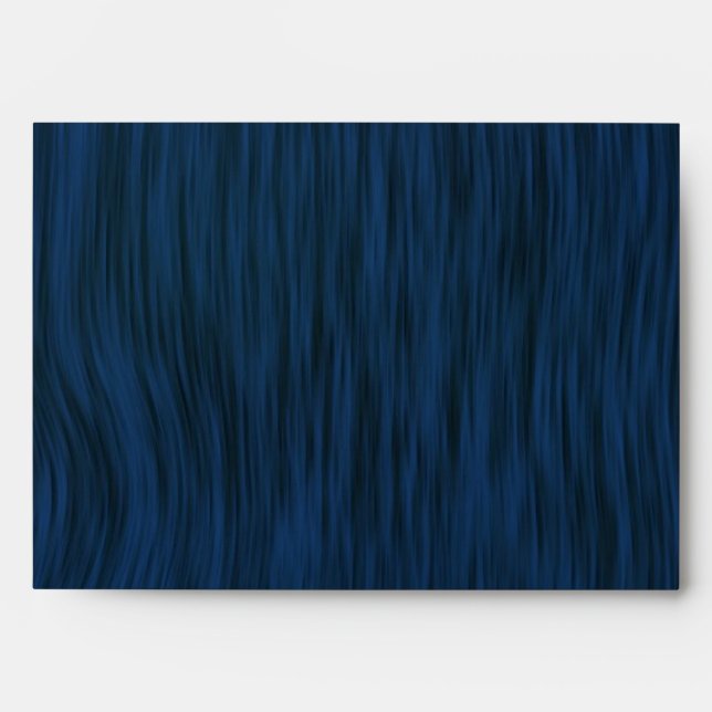 Rough Wood Grain Look Background Deep Blue Envelopes (Front)