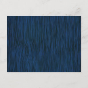 Rough Wood Grain Look Background Deep Blue Postcard