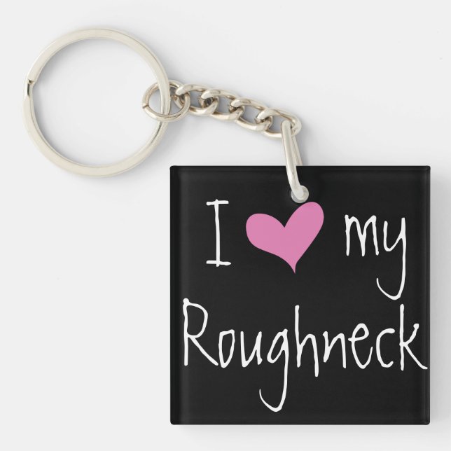 Roughneck Girlfriend or Wife Key Ring (Front)