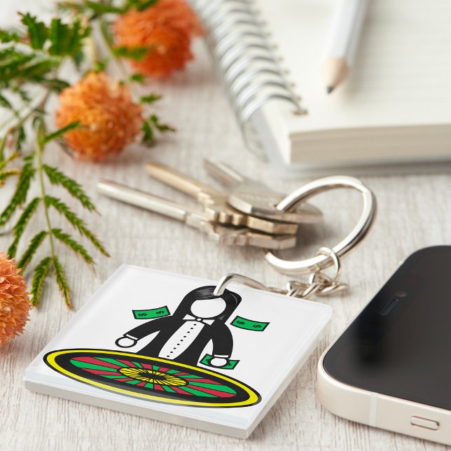 Roulette Dealer Keychain (Creator Uploaded)