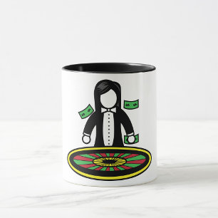 Roulette Dealer Mug