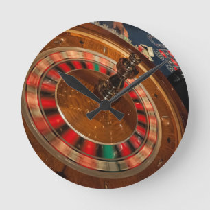 Roulette Game Money Casino Las Vegas Round Clock