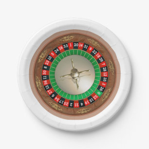 Roulette Paper Plates