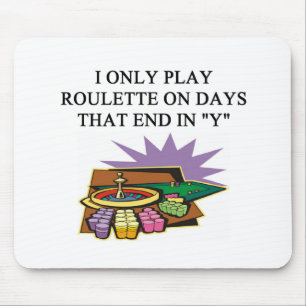 ROULETTE player joke Mouse Mat