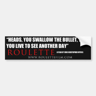 Roulette quote Sticker 2