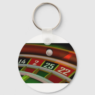 Roulette Rulet Casino Game Key Ring