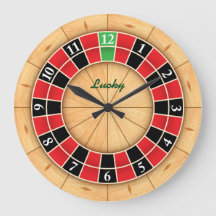 Roulette wall clock