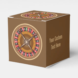 Roulette Wheel custom favour box