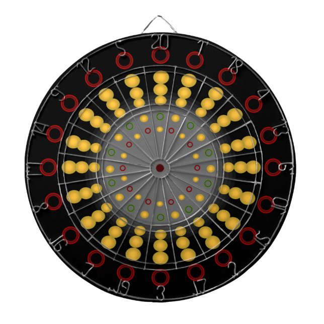 Roulette Wheel Game Room Darts Players Gifts Dartboard (Front)