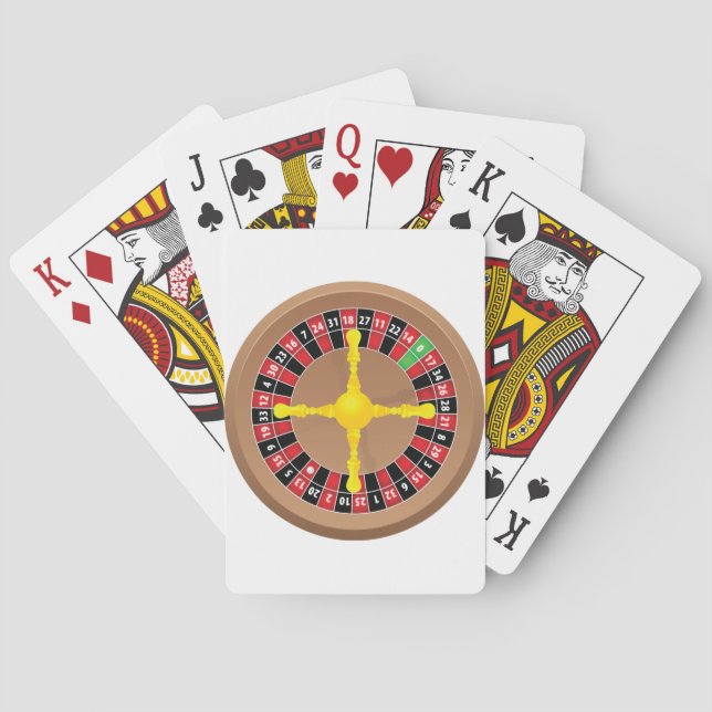Roulette Wheel Playing Cards (Back)