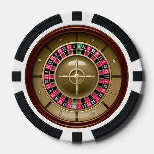 Roulette Wheel Poker Chips