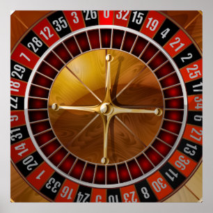 Roulette Wheel Poster