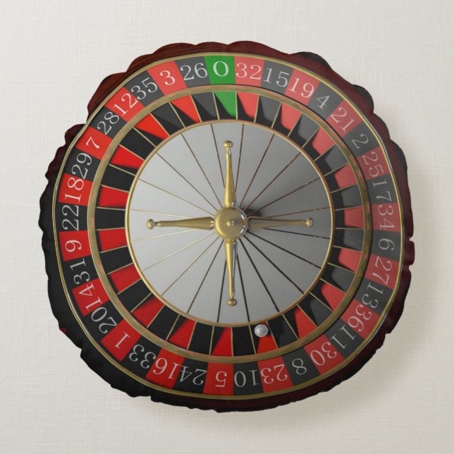 ROULETTE WHEEL  ROUND CUSHION (Front)