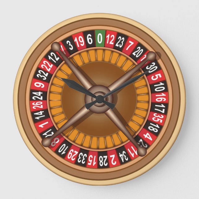 Roulette Wheel wall clock (Front)