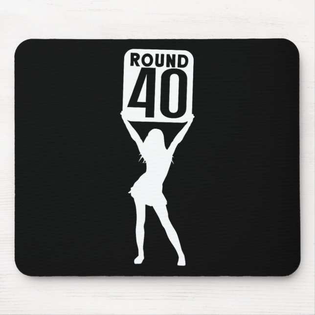 Round 40  mouse mat (Front)