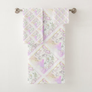 Round About Houses  Bath Towel Set