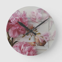 Round Acrylic Wall Clock without Tick Tock