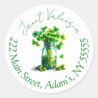 Round address labels
