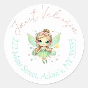 Round address labels