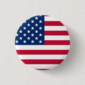 Round American Flag 3 Cm Round Badge