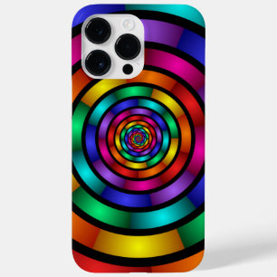Round and Psychedelic Colourful Modern Fractal Art Case-Mate iPhone 14 Pro Max Case