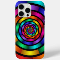 Round and Psychedelic Colourful Modern Fractal Art