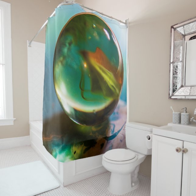 Round and Round Shower Curtain (In Situ)