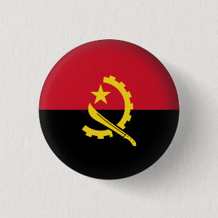 Round Angola 3 Cm Round Badge