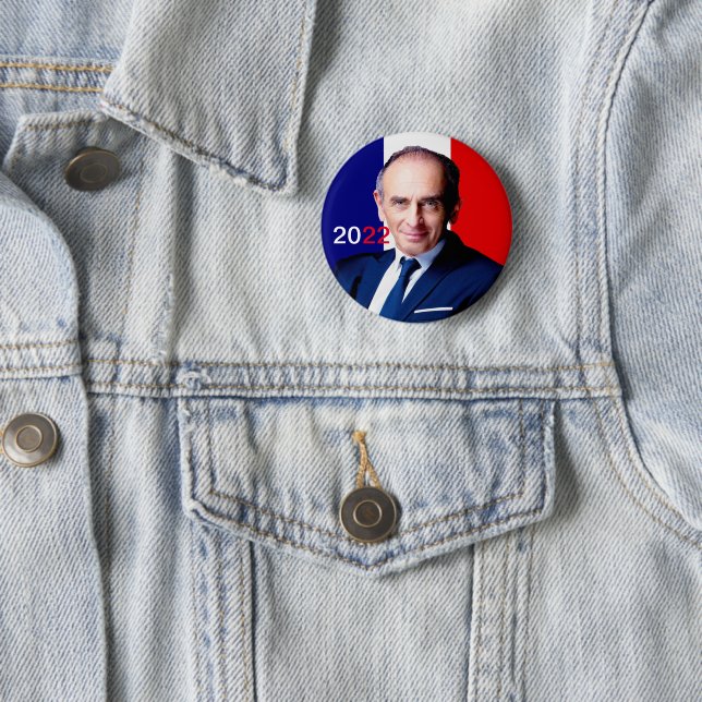 Round Badge, Zemmour 2022 6 Cm Round Badge (In Situ)