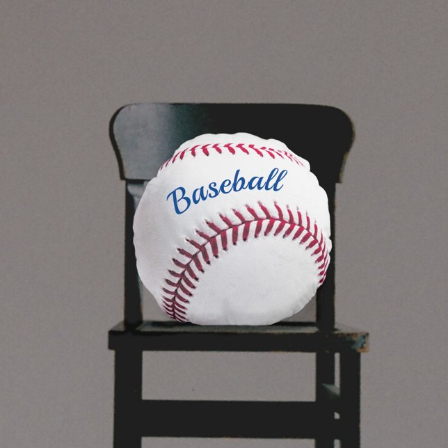 Round Baseball Customisable Round Round Cushion (Creator Uploaded)