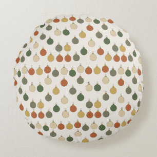 Round Baubles Pattern Cushion