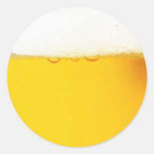 Round Beer Sticker