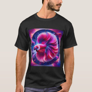 Round Betta Fish Design T-Shirt