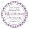 Round blackberry preserve or jam jar food label