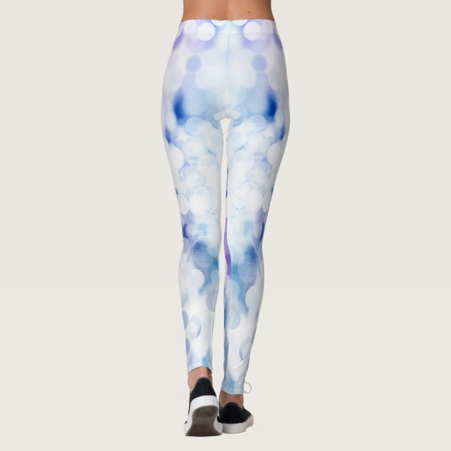 Round blue Leggings (Back)