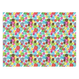 Round bubbles kids pattern 2 tablecloth