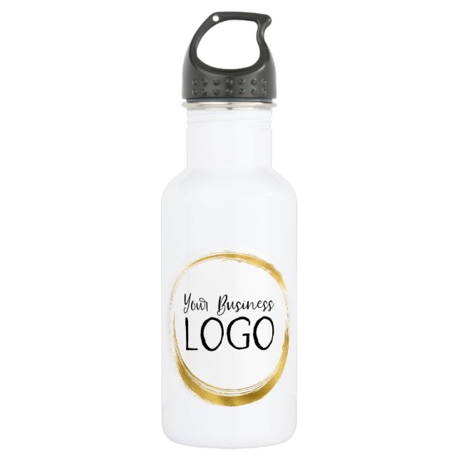 Round Business Logo Promo 532 Ml Water Bottle (Front)