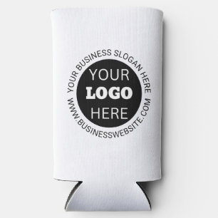 Round Business Logo Seltzer Can Cooler