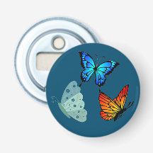 round butterfly bottles