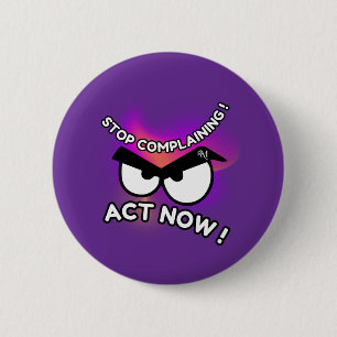 Round Button : Act Now (purple)
