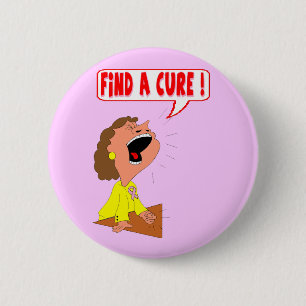 Round Button - Breast Cancer Cure