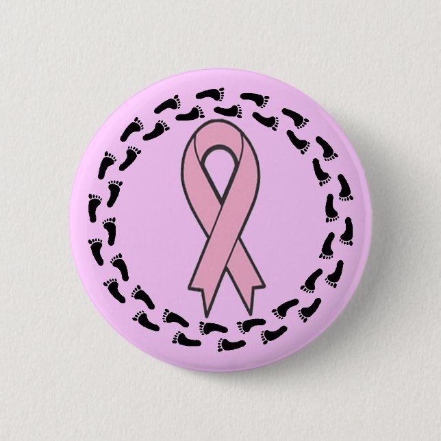 Round Button - Breast Cancer Walk (Front)