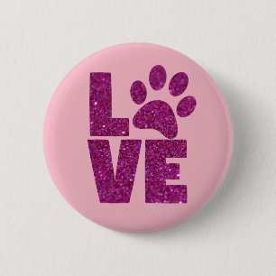 Round button doggie love
