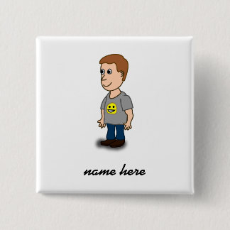 Round button - male - personalizable