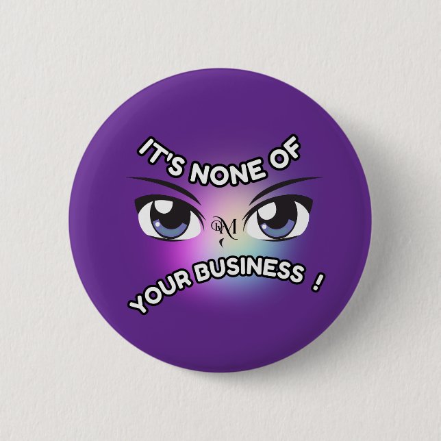 Round Button : None of Yours (purple) (Front)