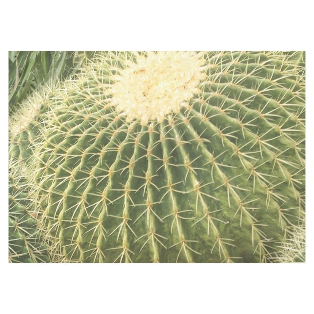 Round Cactus Tablecloth (Front (Horizontal))